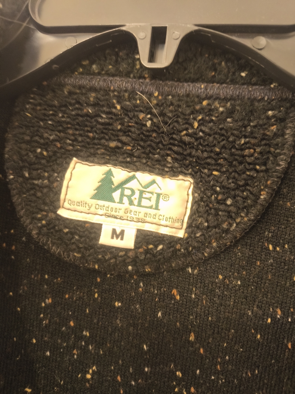 REI Black Speckled Peacoat - Picture 3 of 5
